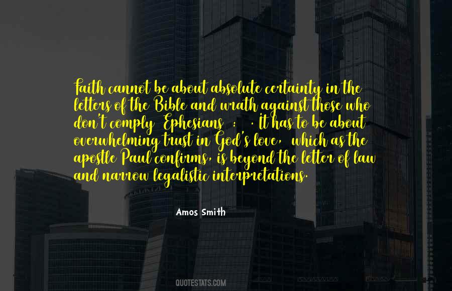 Amos Smith Quotes #62173
