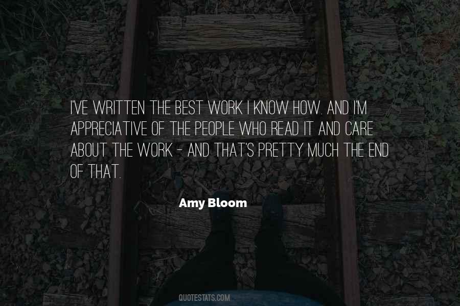 Amy Bloom Quotes #395435