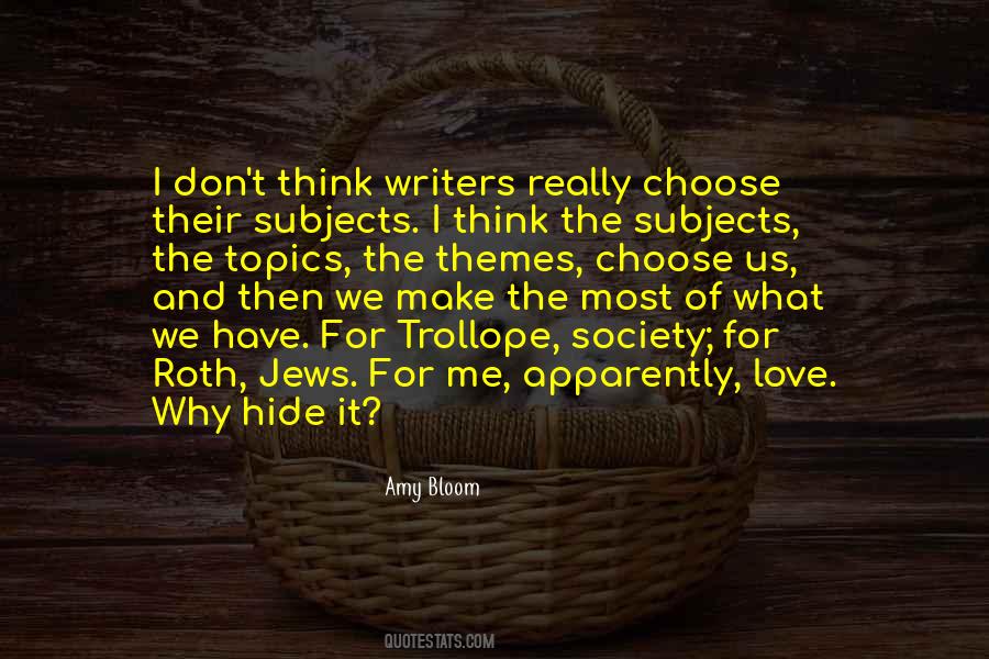 Amy Bloom Quotes #411872