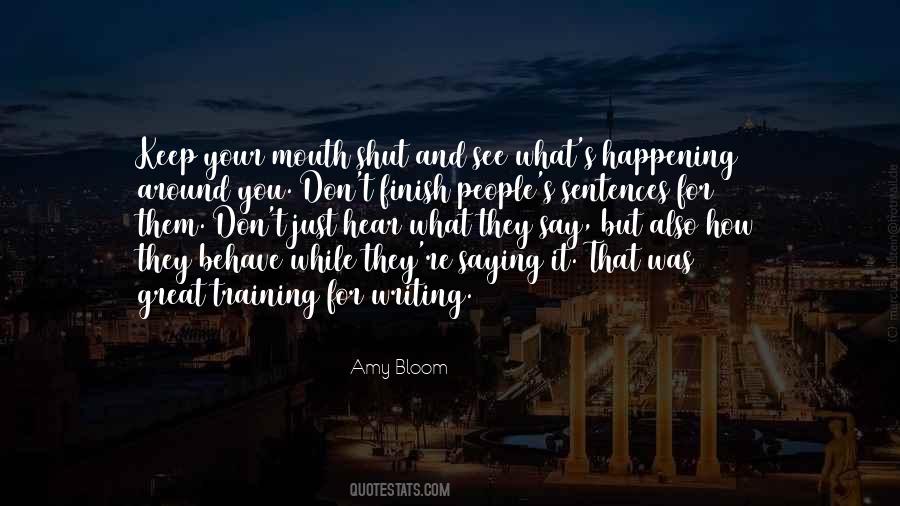 Amy Bloom Quotes #522941