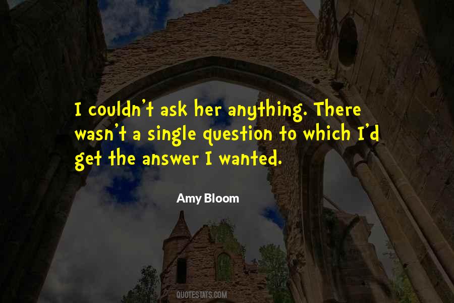 Amy Bloom Quotes #782424