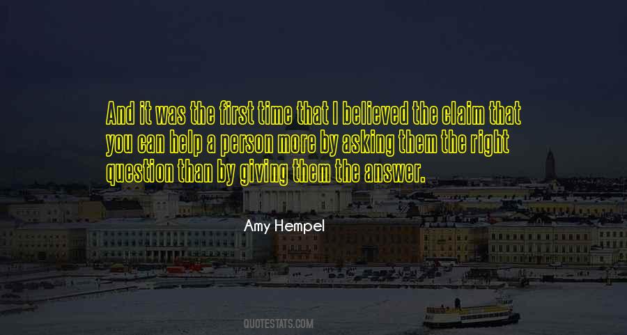 Amy Hempel Quotes #1413262