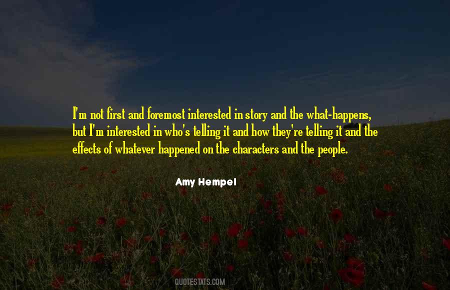 Amy Hempel Quotes #280658