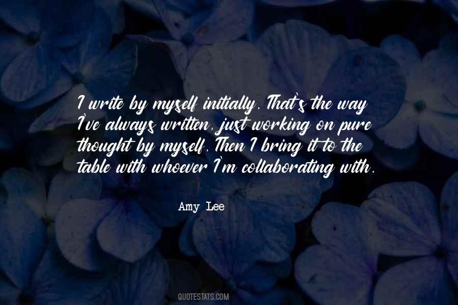 Amy Lee Quotes #652403