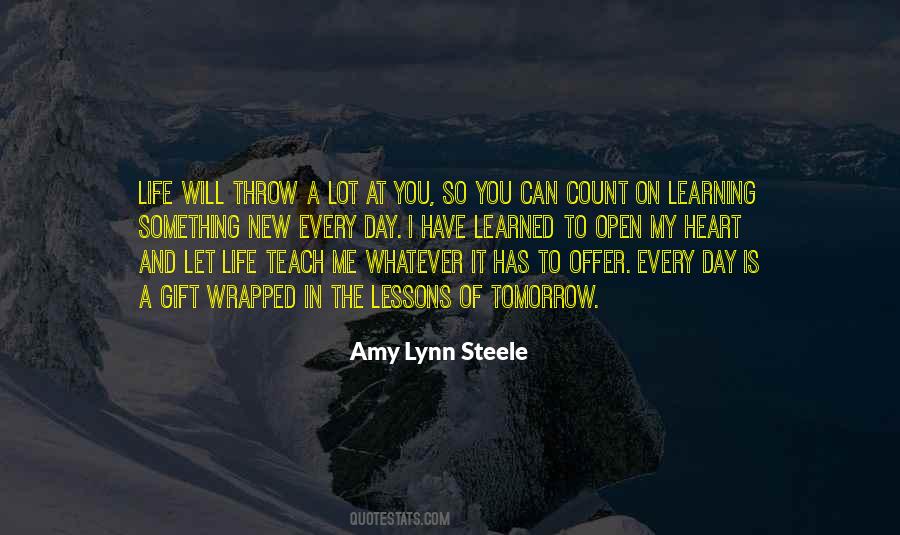 Amy Lynn Steele Quotes #1295540