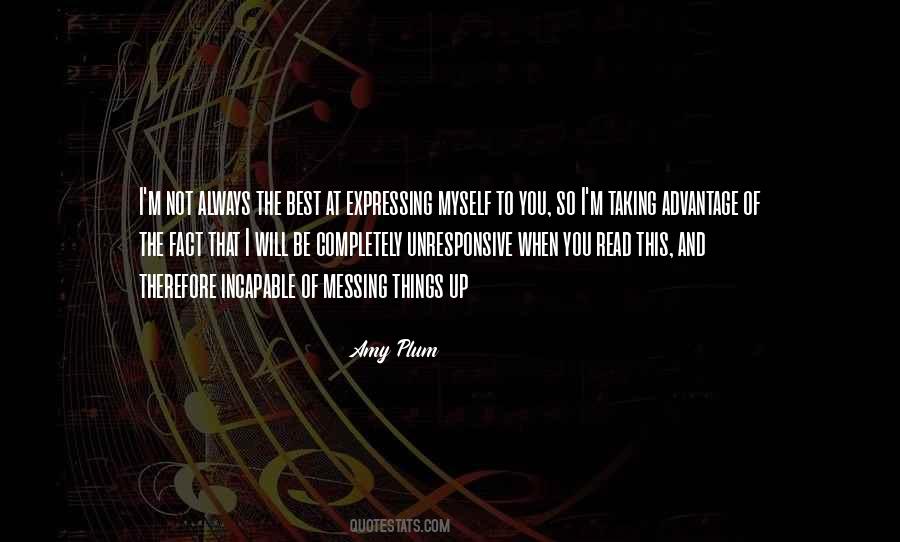 Amy Plum Quotes #350984