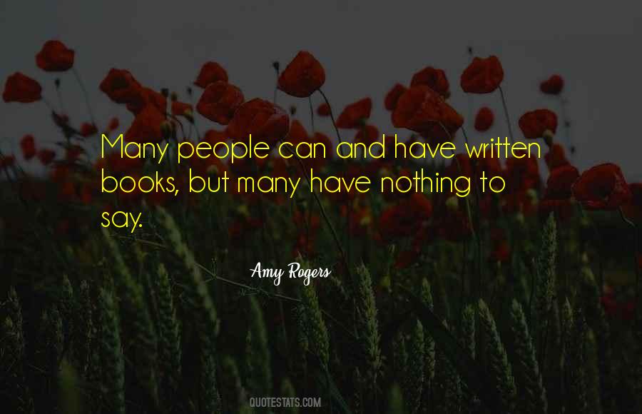 Amy Rogers Quotes #1225472