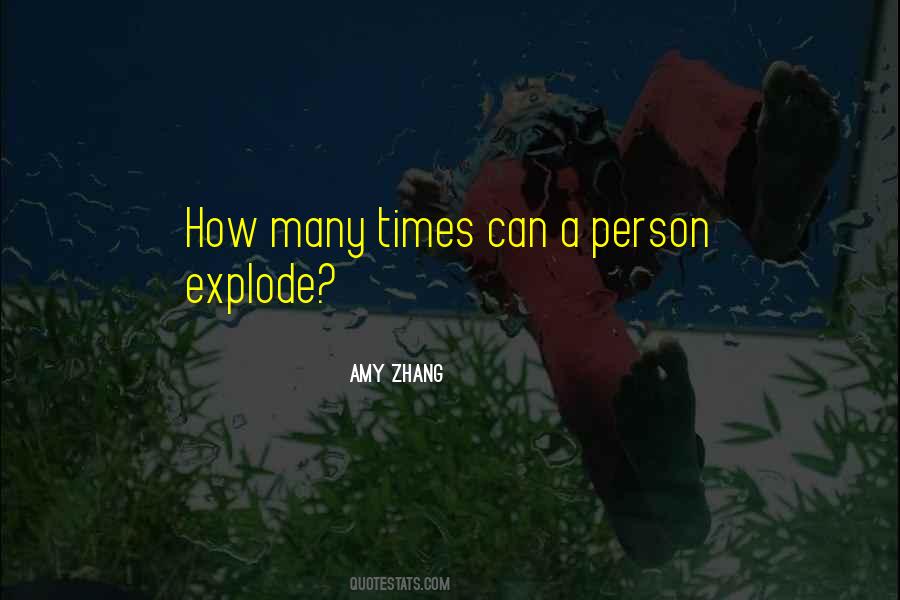 Amy Zhang Quotes #1623708