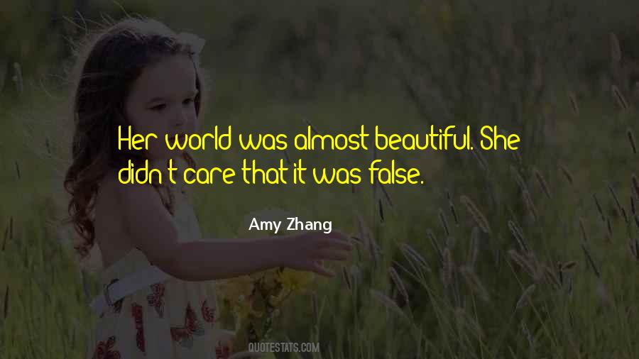 Amy Zhang Quotes #463762