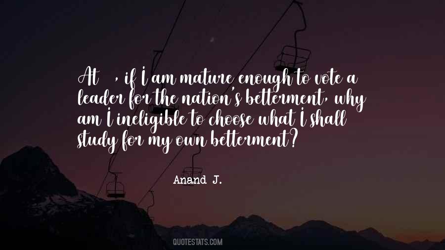 Anand J. Quotes #414587 Anand J. Quotes #414587
