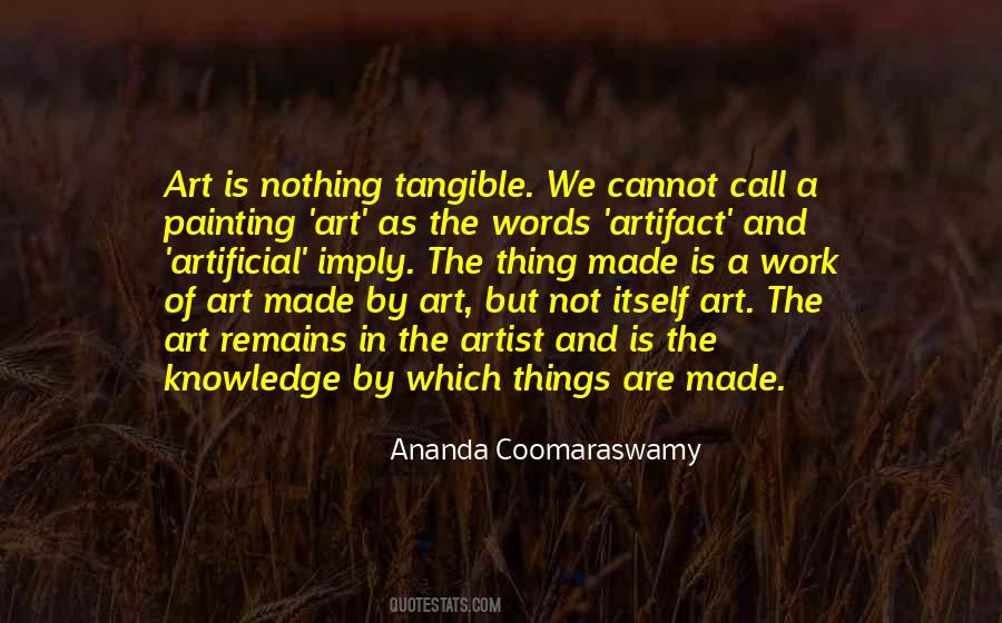 Ananda Coomaraswamy Quotes #1101526