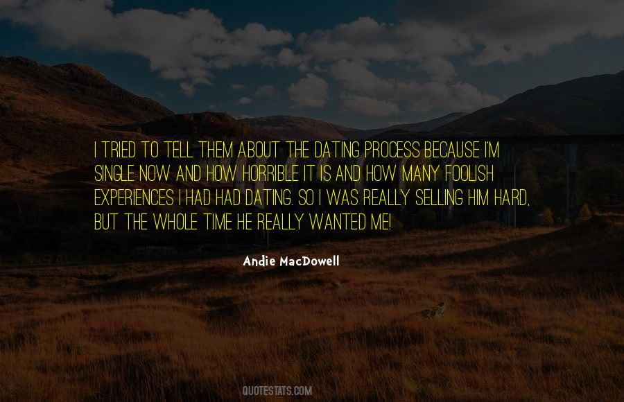 Andie MacDowell Quotes #192065