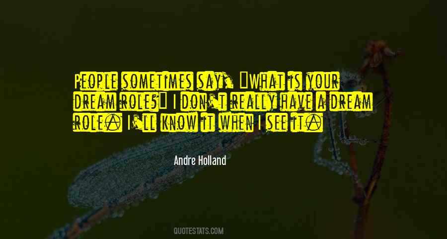 Andre Holland Quotes #920041