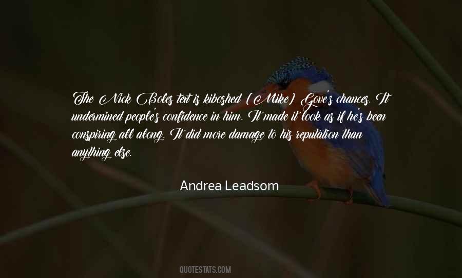 Andrea Leadsom Quotes #18495