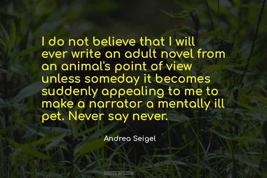 Andrea Seigel Quotes #529314