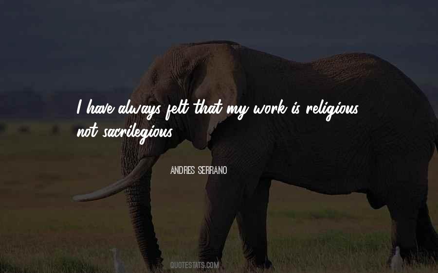 Andres Serrano Quotes #445800