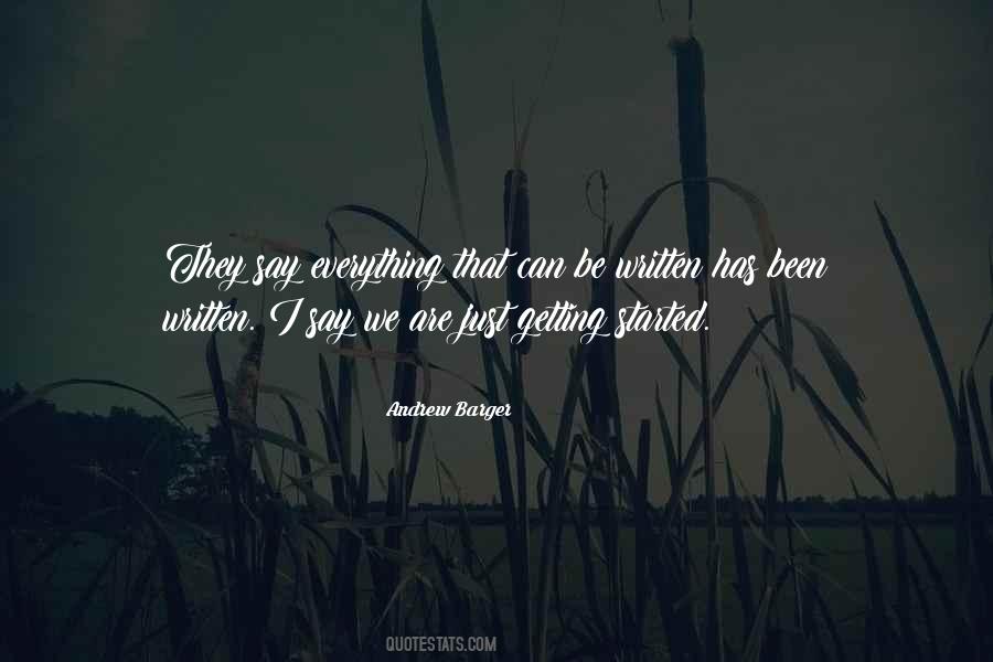 Andrew Barger Quotes #210734 Andrew Barger Quotes #210734