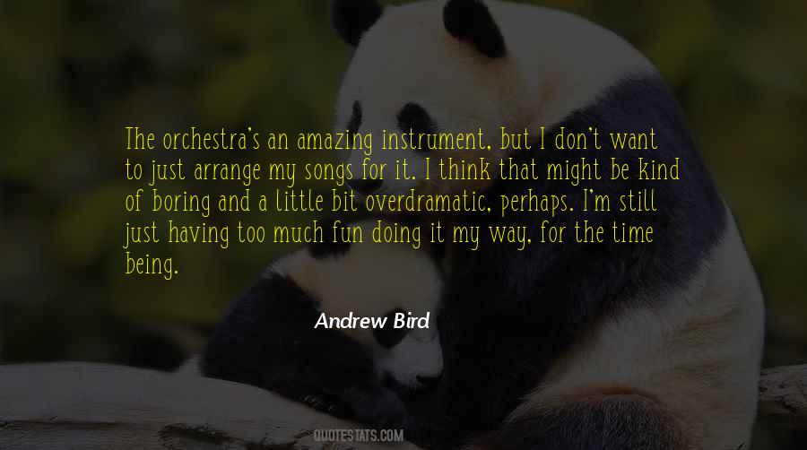 Andrew Bird Quotes #1449861