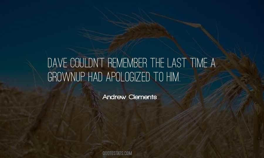 Andrew Clements Quotes #1410152
