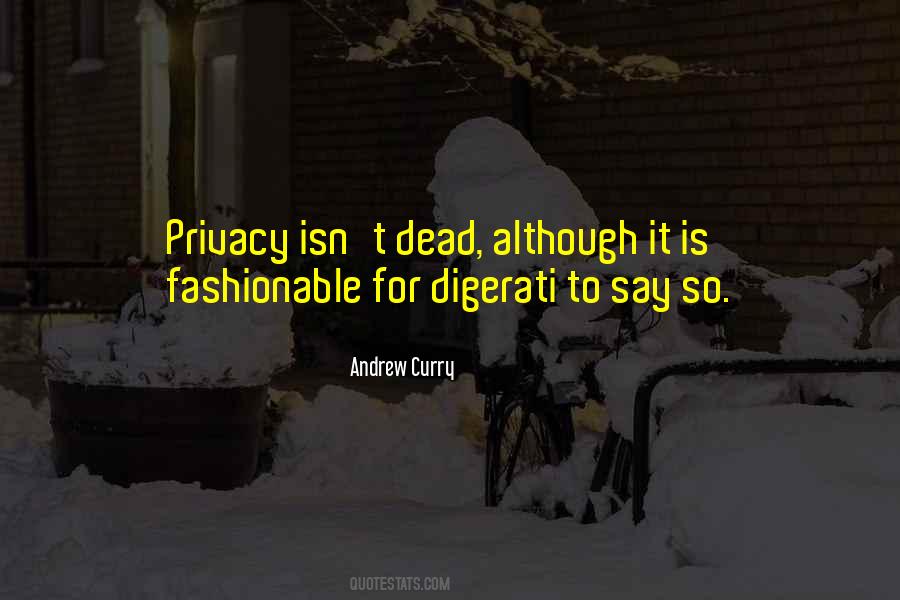 Andrew Curry Quotes #140185