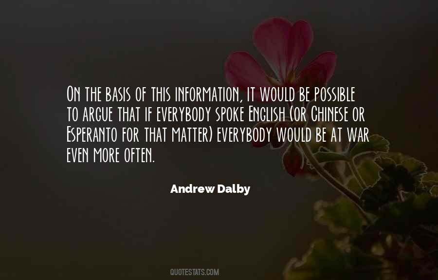 Andrew Dalby Quotes #9638