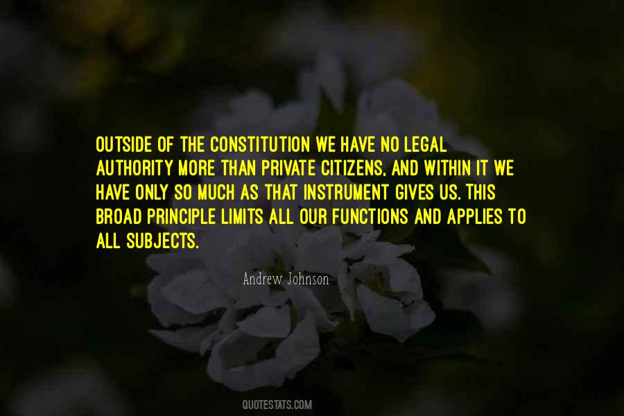 Andrew Johnson Quotes #1598176
