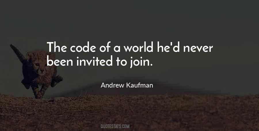 Andrew Kaufman Quotes #1298313