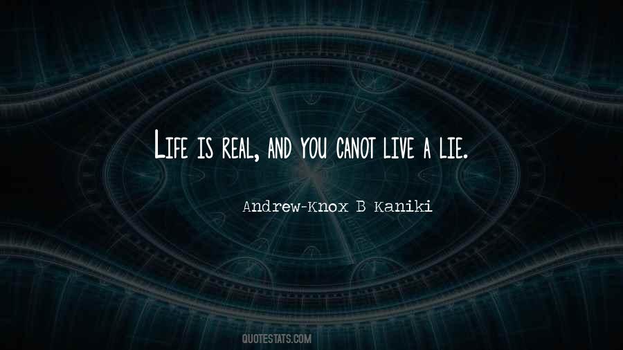 Andrew-Knox B Kaniki Quotes #977577