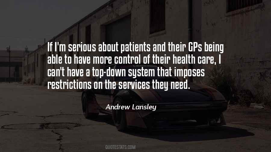 Andrew Lansley Quotes #589226