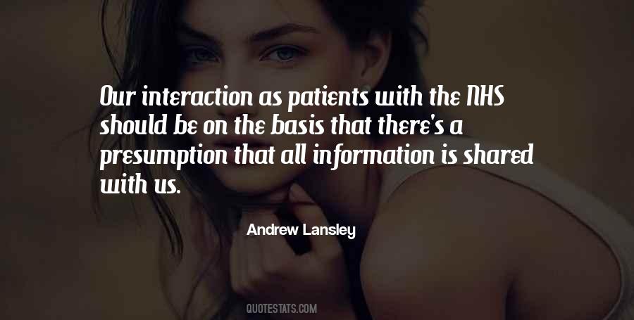 Andrew Lansley Quotes #600406