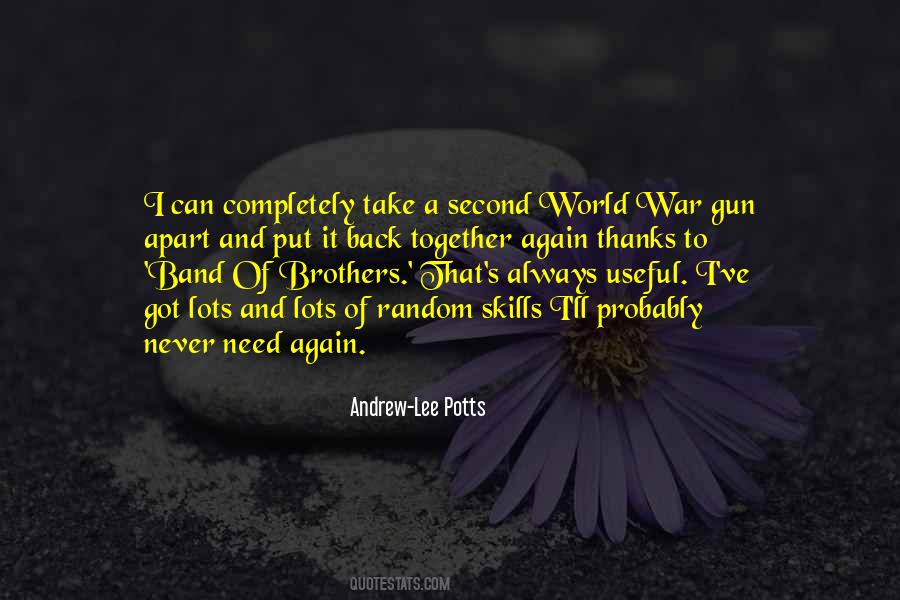 Andrew-Lee Potts Quotes #1654863
