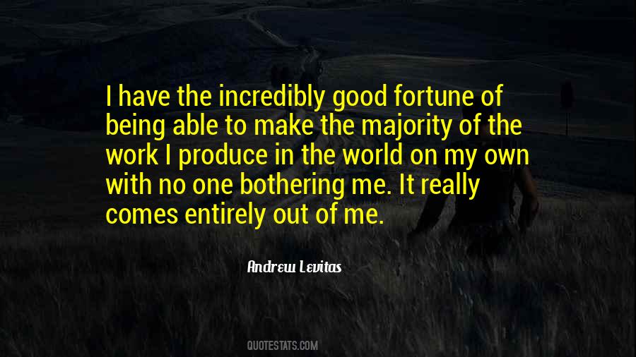 Andrew Levitas Quotes #951727