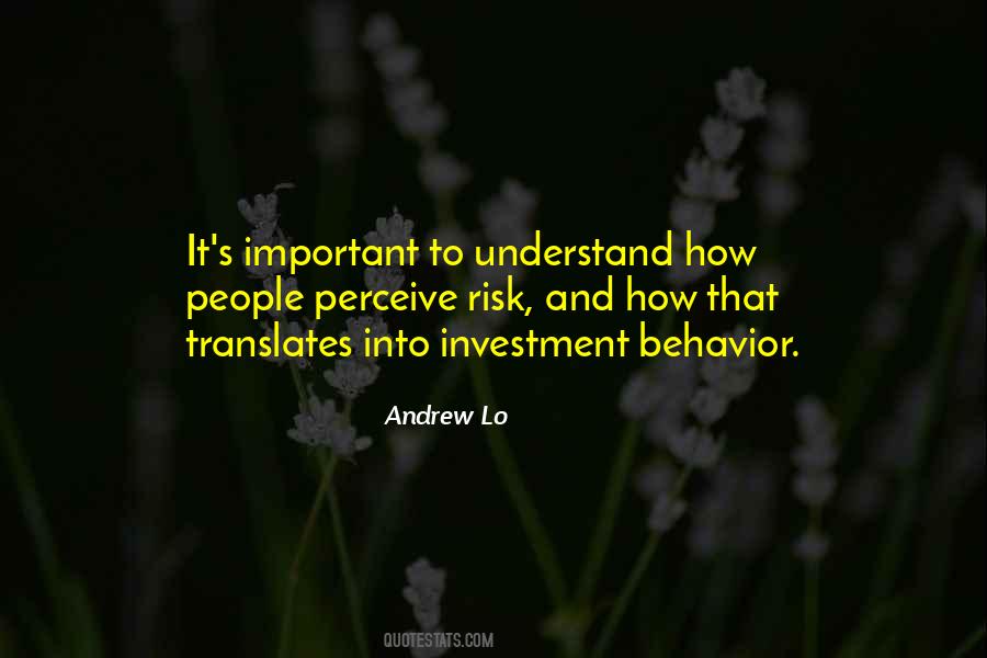 Andrew Lo Quotes #679729