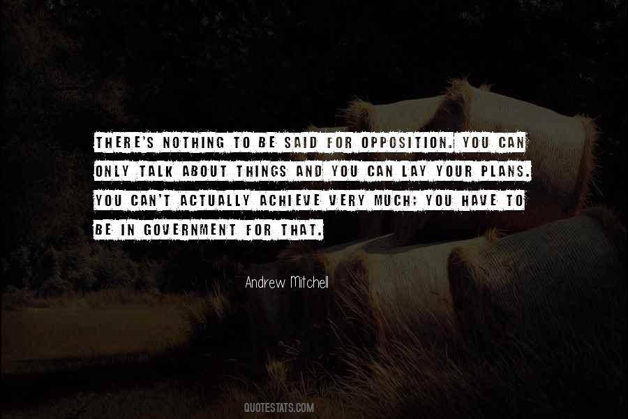 Andrew Mitchell Quotes #1838425