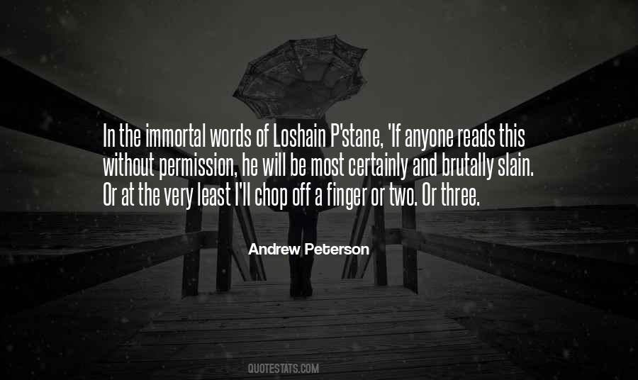 Andrew Peterson Quotes #1265295