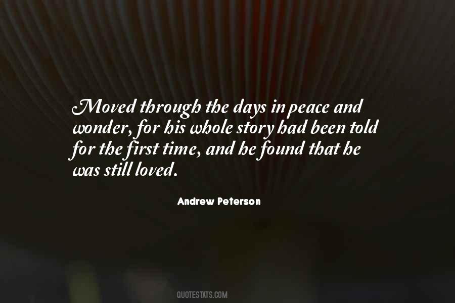 Andrew Peterson Quotes #347211