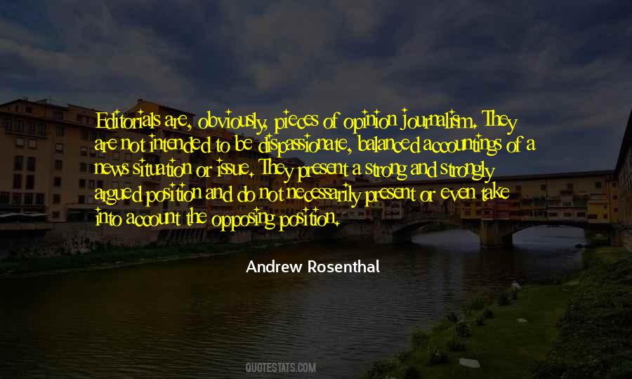 Andrew Rosenthal Quotes #1152859