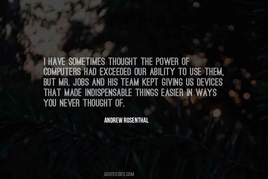 Andrew Rosenthal Quotes #186074