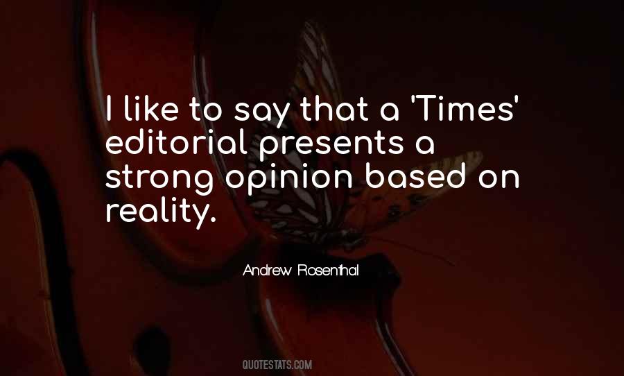 Andrew Rosenthal Quotes #74952