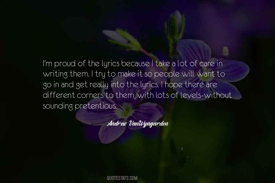 Andrew VanWyngarden Quotes #174985