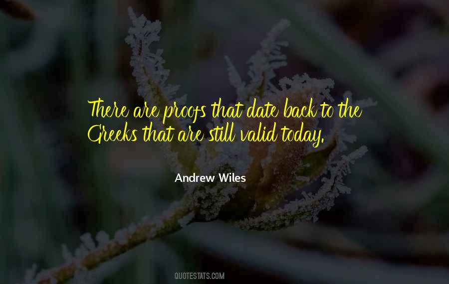 Andrew Wiles Quotes #1289078