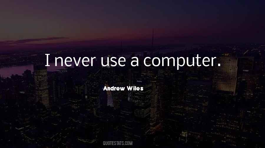 Andrew Wiles Quotes #795587