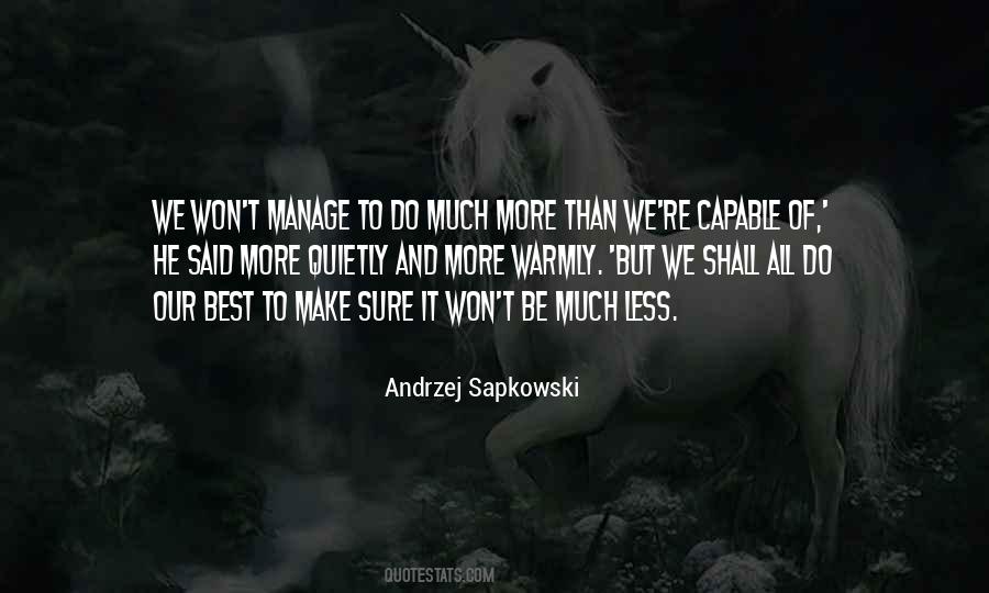 Andrzej Sapkowski Quotes #200865