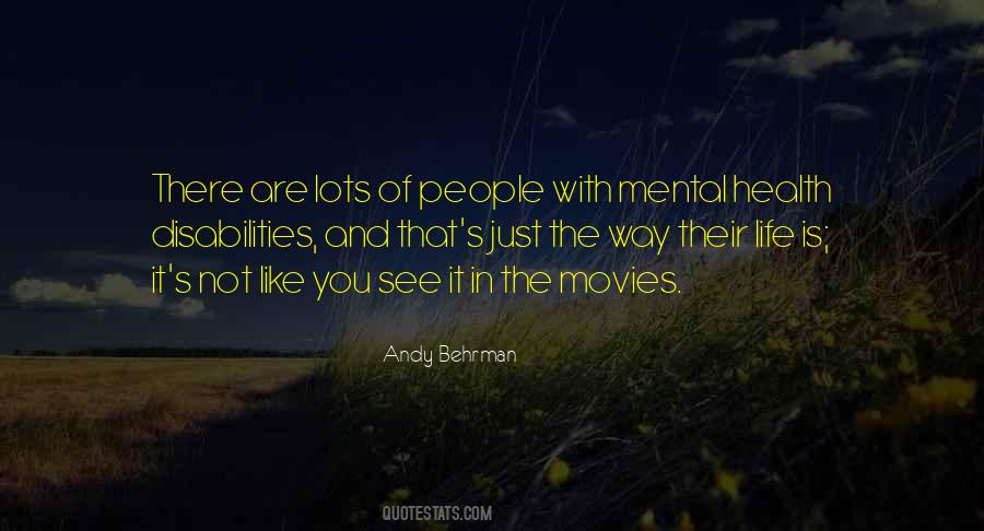 Andy Behrman Quotes #1537888
