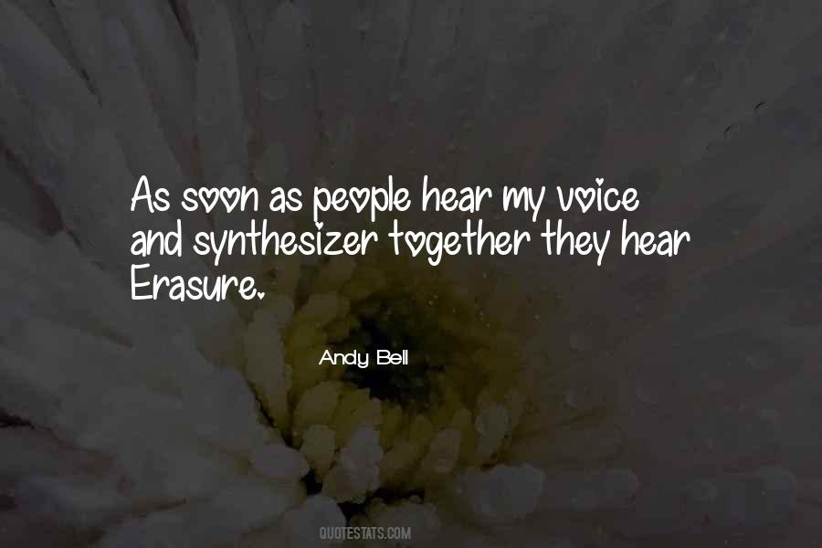 Andy Bell Quotes #957797