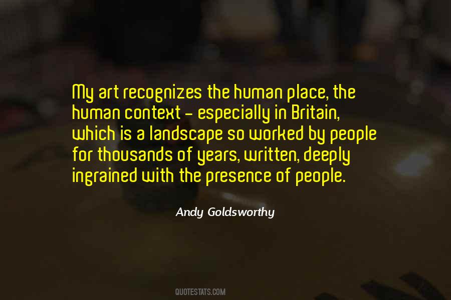 Andy Goldsworthy Quotes #351603