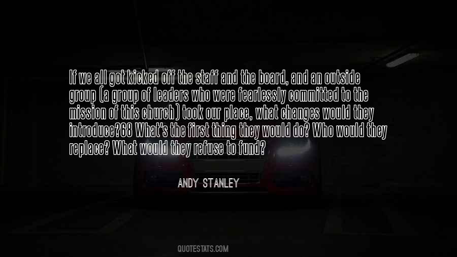 Andy Stanley Quotes #1406270