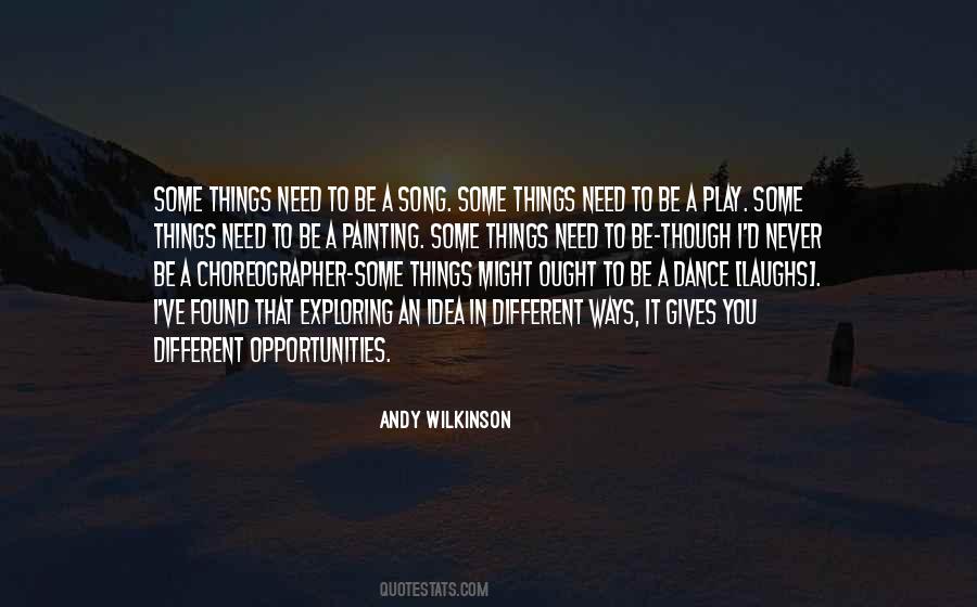 Andy Wilkinson Quotes #506302