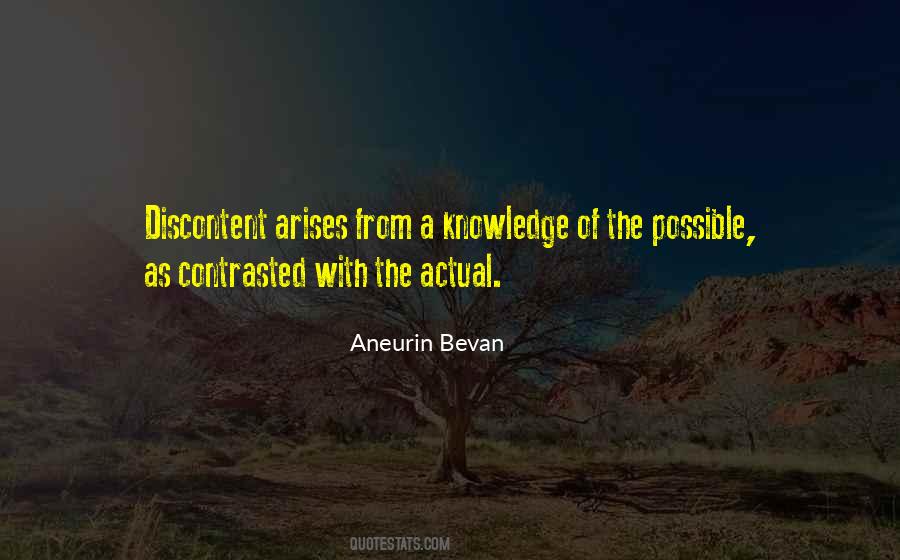 Aneurin Bevan Quotes #401062