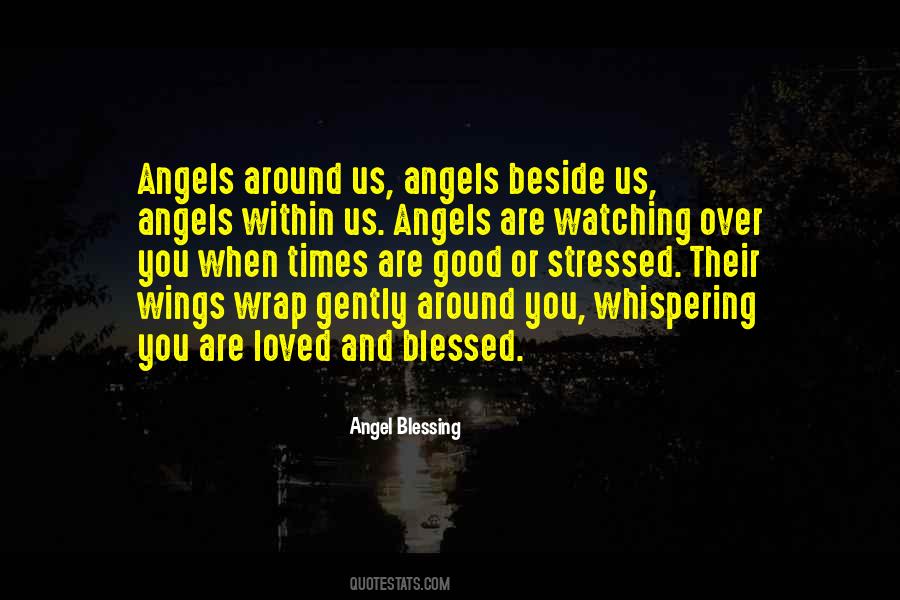 Angel Blessing Quotes #1352636 Angel Blessing Quotes #1352636